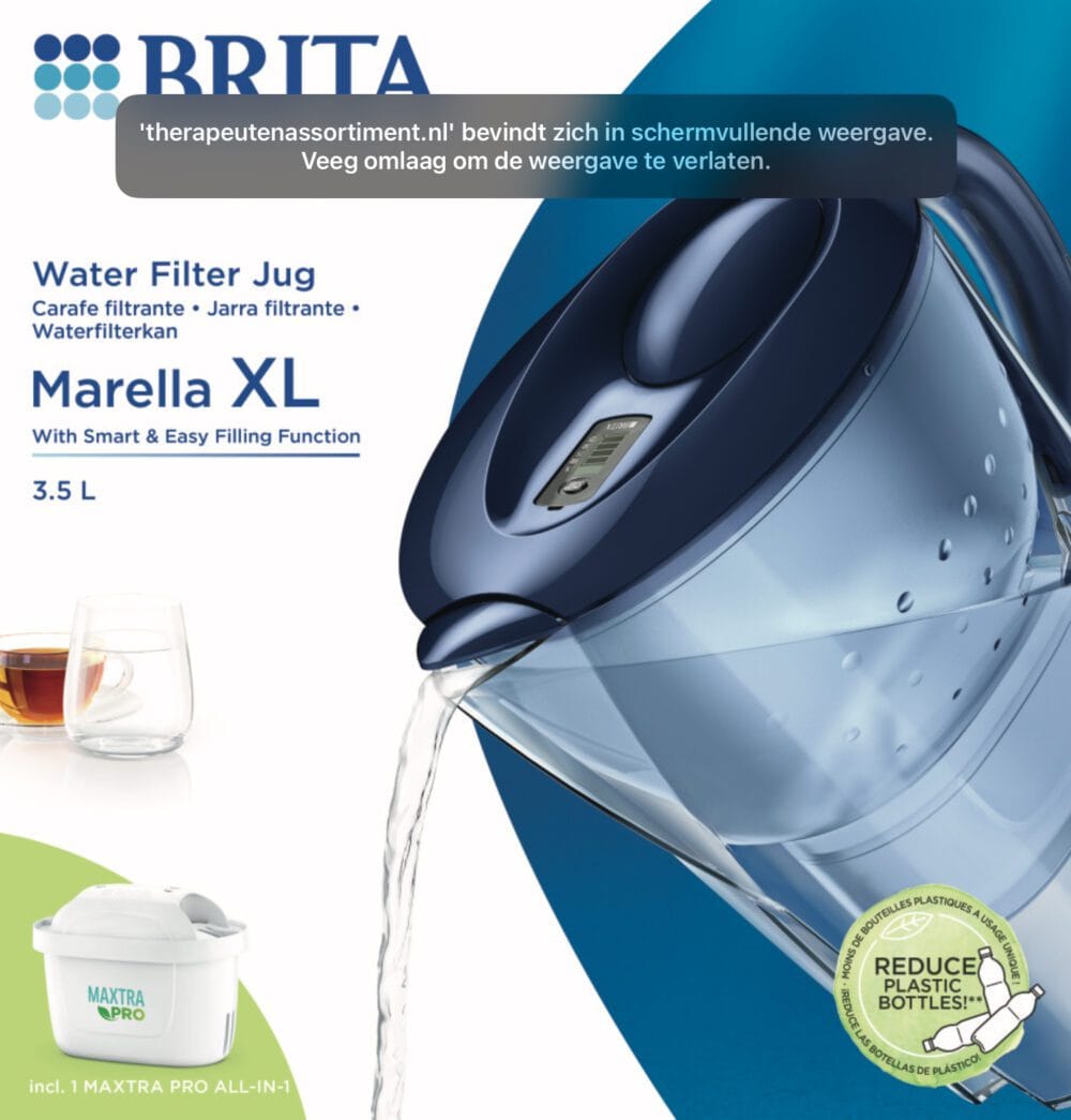 Brita waterfilterkan Marella blauw XL met Maxtra+ filterpatroon