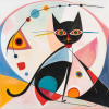 Mimsy kat illustratie | Zensitivity Mimsy kat illustratie-zensitivity.nl digitale kunst-printable