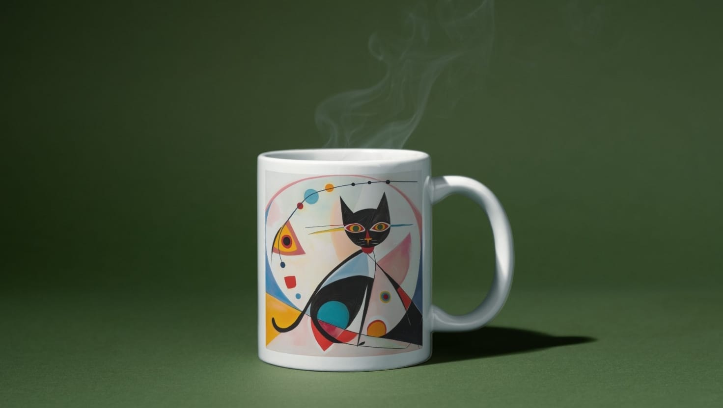 Mimsy kat illustratie | Zensitivity Mimsy kat illustratie op mok