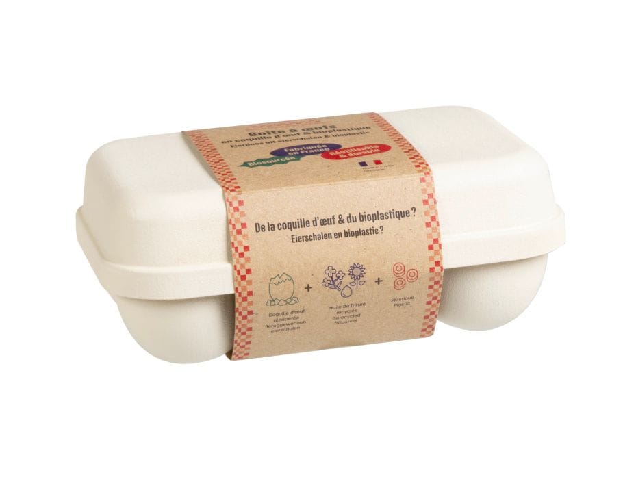 Ah! Table! - Eierdoos voor eieren - Naturel | Zensitivity Ah Table Eierdoos voor 10 of 6 eieren duurzaam Slim 100 Plasticvrij - zensitivity