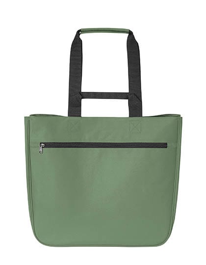 Jade groen shopper Softbasket Lilly - 40 x 37 x 20 cm - zensitivity tassen shop