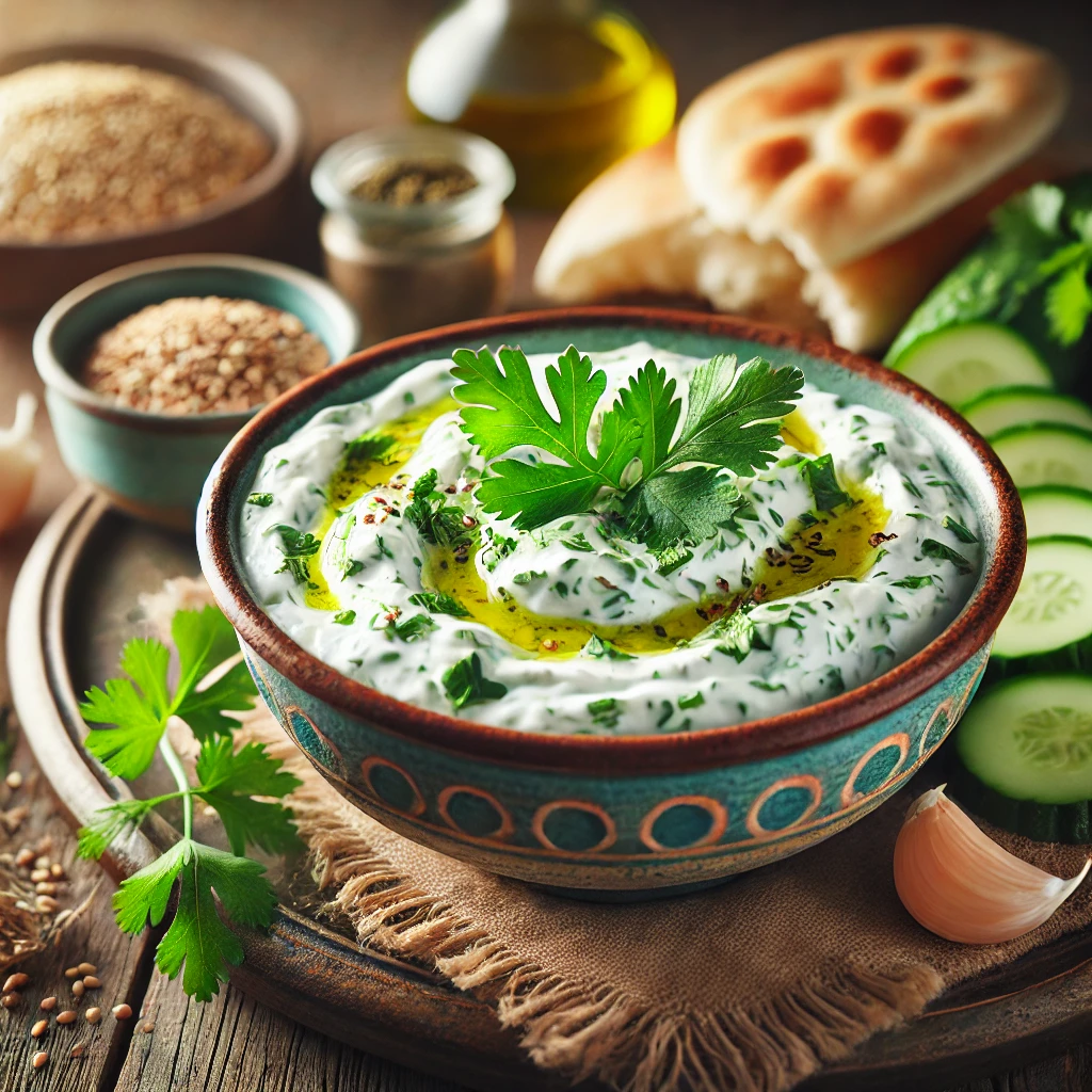 4x Griekse tzatziki recepten | Zensitivity Oosterse tzatziki met koriander en gember zensitivity - recepten, Griekse tzatziki recepten, recept, snelle recepten, tzatziki recepten