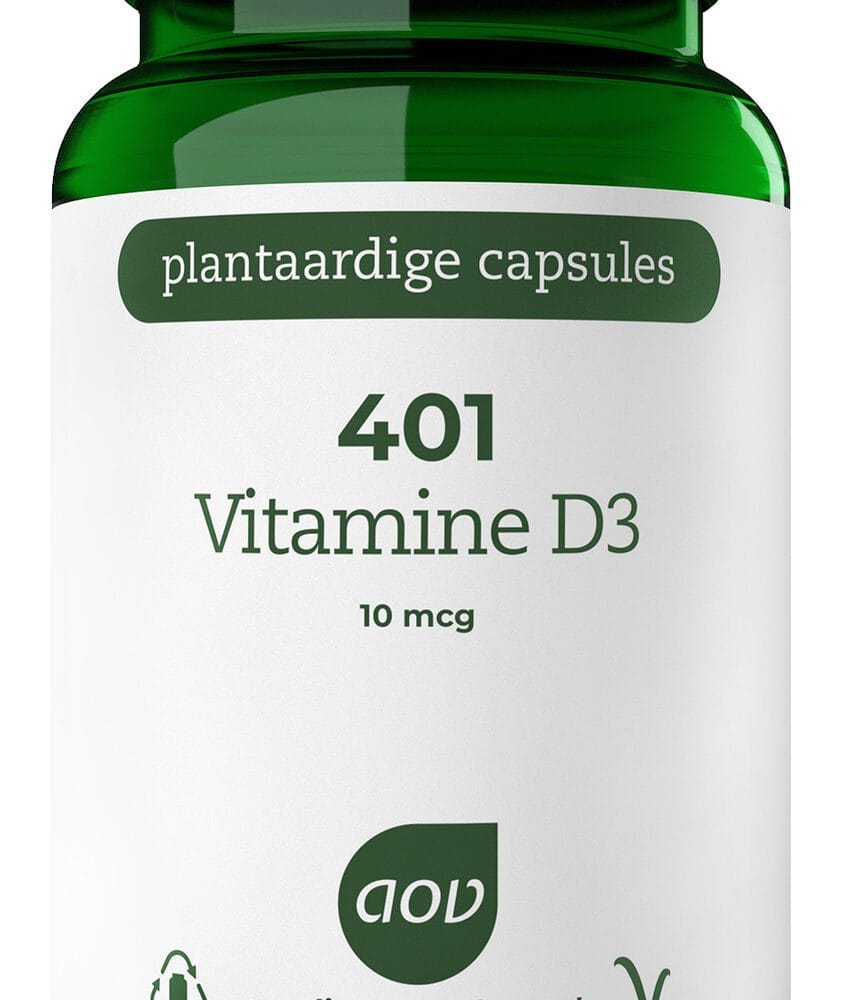 AOV 401 Vitamine D3 10 mcg Vegacaps -  kopen-vitamine online -  kopen - supplementen kopen-voedingssupplementen-beste voedingssupplementen-supplementen bestellen-zensitivity