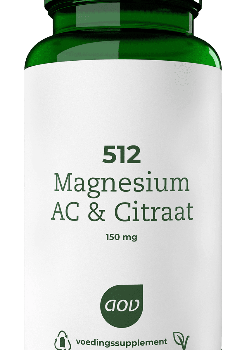 AOV 512 Magnesium AC & Citraat Tabletten -  kopen-vitamine online -  kopen - supplementen kopen-voedingssupplementen-beste voedingssupplementen-supplementen bestellen-zensitivity