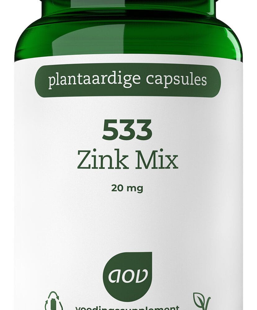 AOV 533 Zink Mix Vegacaps -  kopen-vitamine online - Zink kopen - supplementen kopen-voedingssupplementen-beste voedingssupplementen-supplementen bestellen-zensitivity
