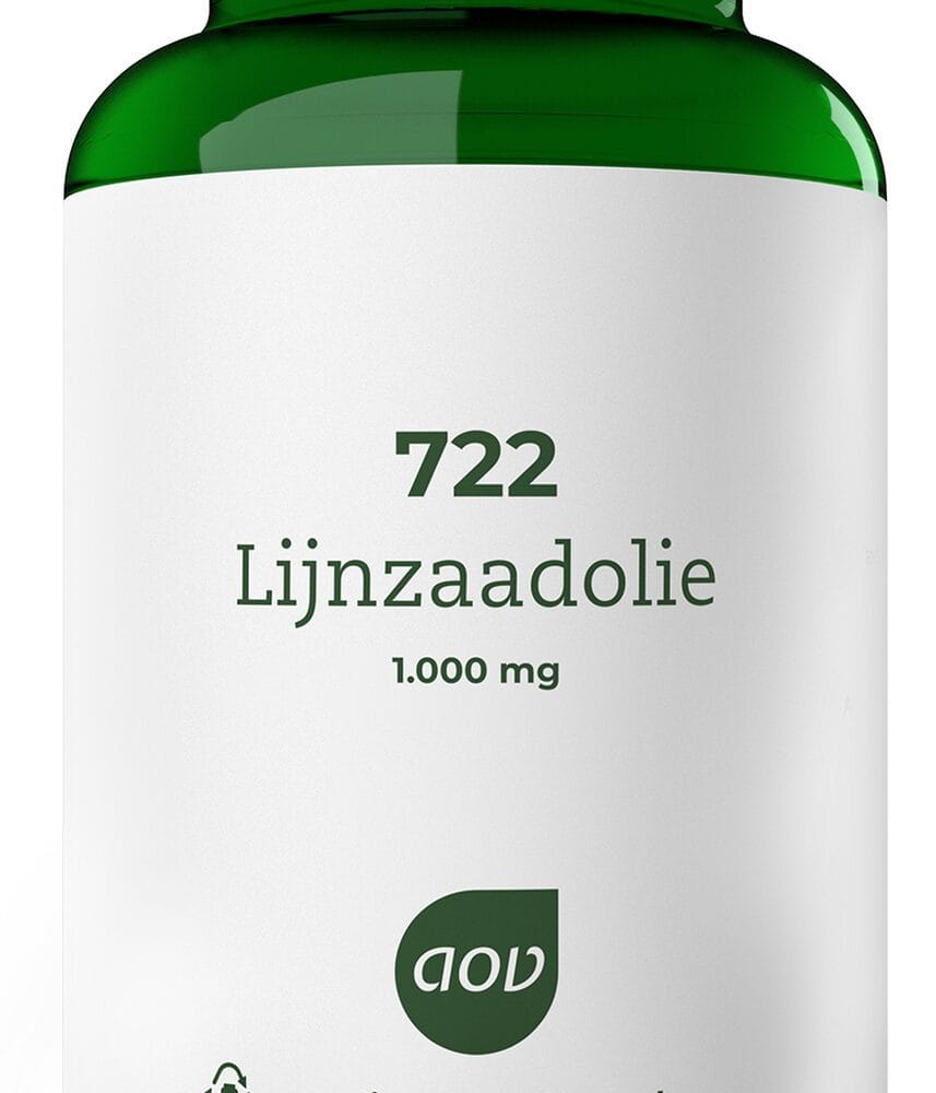 AOV 722 Lijnzaadolie 1000mg Capsules -  kopen-vitamine online -  kopen - supplementen kopen-voedingssupplementen-beste voedingssupplementen-supplementen bestellen-zensitivity