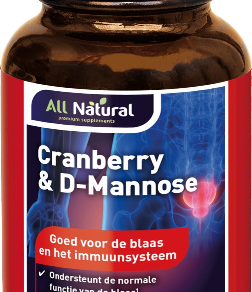 All Natural Cranberry & D-Mannose Capsules - Blaas complex kopen-vitamine online - Blaas supplementen kopen - supplementen kopen-voedingssupplementen-beste voedingssupplementen-supplementen bestellen-zensitivity