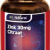 All Natural Zink Citraat 30mg Tabletten - 60TB | Zensitivity All Natural Zink Citraat 30mg Tabletten -  kopen-vitamine online - Zink kopen - supplementen kopen-voedingssupplementen-beste voedingssupplementen-supplementen bestellen-zensitivity