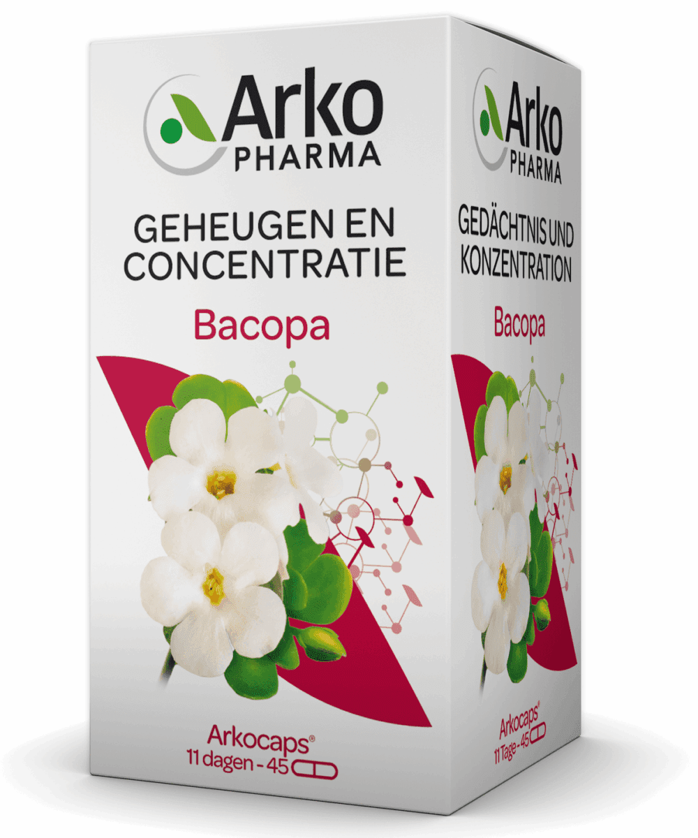 Arkocaps Bacopa Capsules 45st - Concentratie complex kopen-vitamine online - Concentratie supplementen kopen - supplementen kopen-voedingssupplementen-beste voedingssupplementen-supplementen bestellen-zensitivity