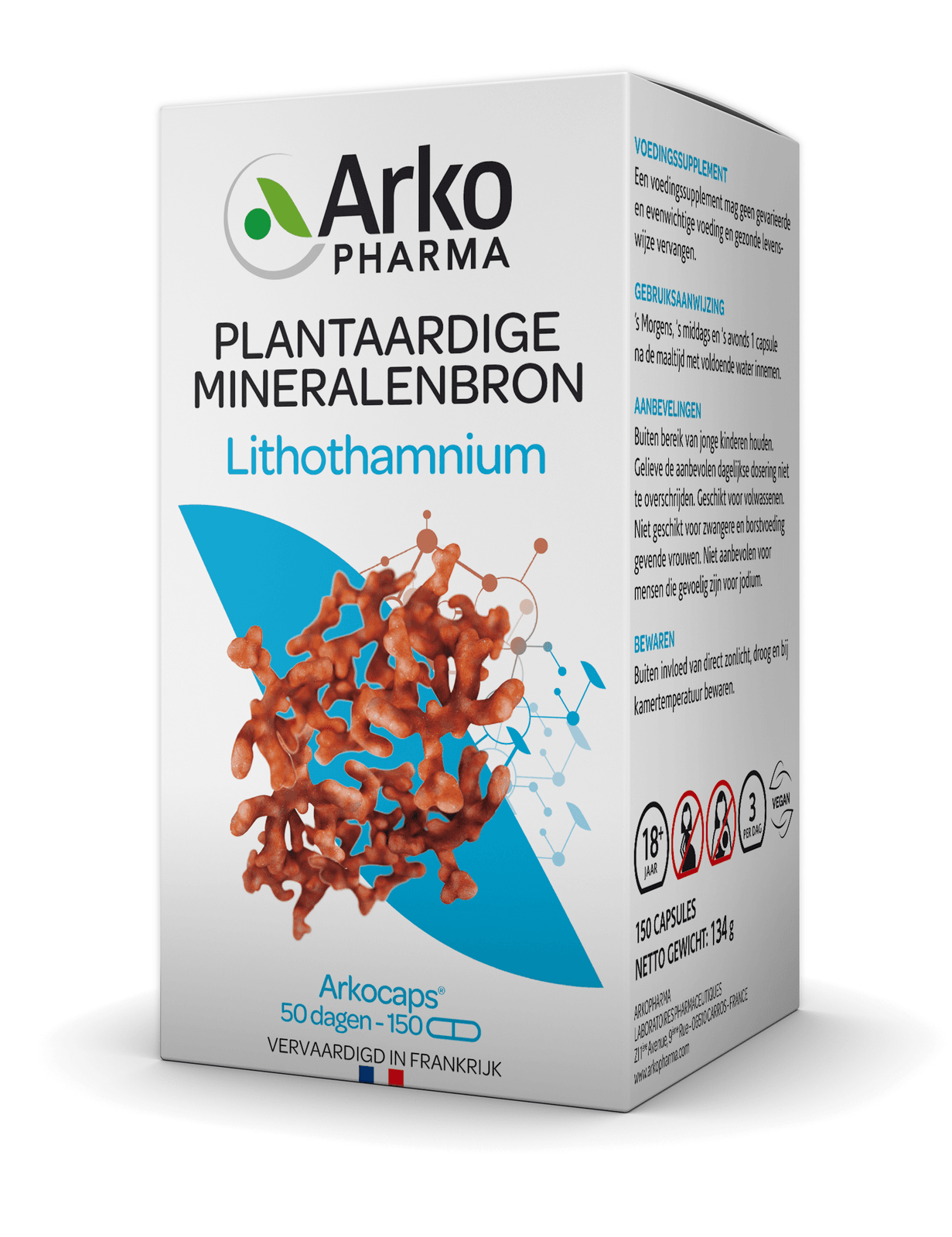 Arkocaps Lithothamnium Capsules 150st - 150CP | Zensitivity Arkocaps Lithothamnium Capsules 150st -  kopen-vitamine online - Multi mineralen kopen - supplementen kopen-voedingssupplementen-beste voedingssupplementen-supplementen bestellen-zensitivity