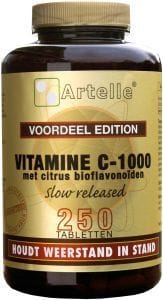 Artelle Vitamine C1000 Bioflavonoiden Tabletten 250st* - Antioxidanten kopen-vitamine online - Populaire supplementen kopen - supplementen kopen-voedingssupplementen-beste voedingssupplementen-supplementen bestellen-zensitivity