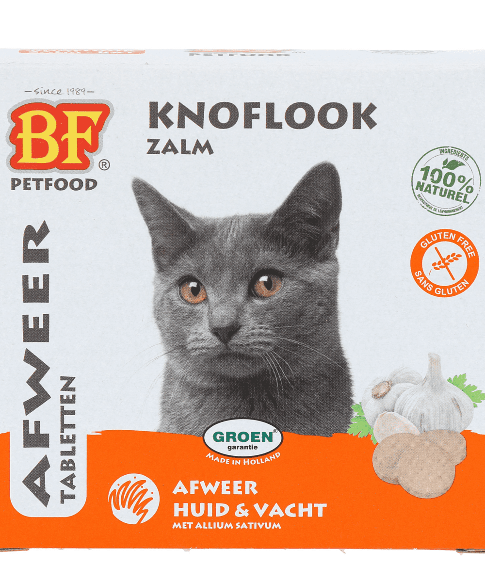 Biofood Knoflook Zalm Tabletten -  kopen-vitamine online - Supplementen voor katten kopen - supplementen kopen-voedingssupplementen-beste voedingssupplementen-supplementen bestellen-zensitivity