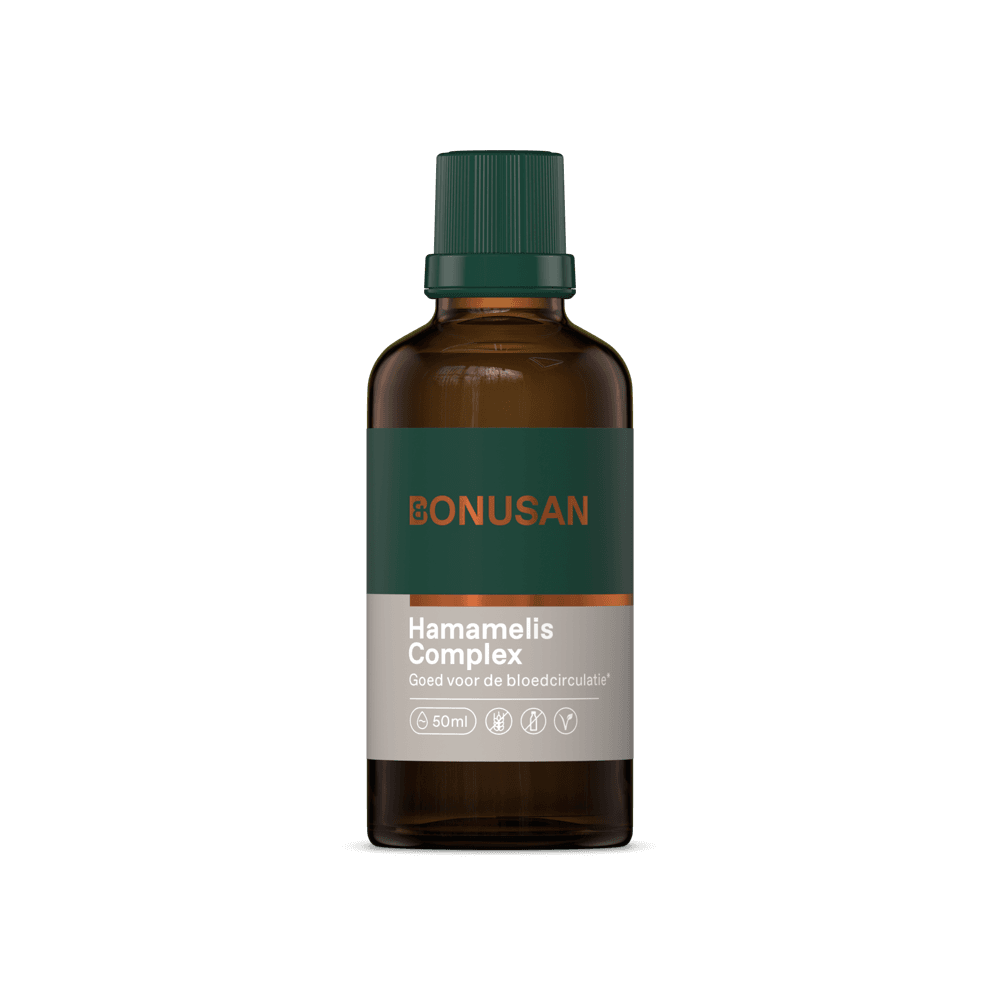 Bonusan Hamamelis Complex Tinctuur - 50ML | Zensitivity Bonusan Hamamelis Complex Tinctuur - Toverhazelaar kopen-vitamine online - Populaire supplementen kopen - supplementen kopen-voedingssupplementen-beste voedingssupplementen-supplementen bestellen-zensitivity