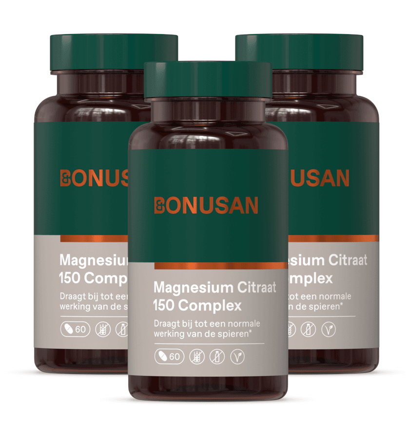 Bonusan Magnesium Citraat 150 Complex Tabletten Multiverpakking - 3x60TB | Zensitivity Bonusan Magnesium Citraat 150 Complex Tabletten Multiverpakking - kopen-vitamine online - kopen - supplementen kopen-voedingssupplementen-beste voedingssupplementen-supplementen bestellen-zensitivity