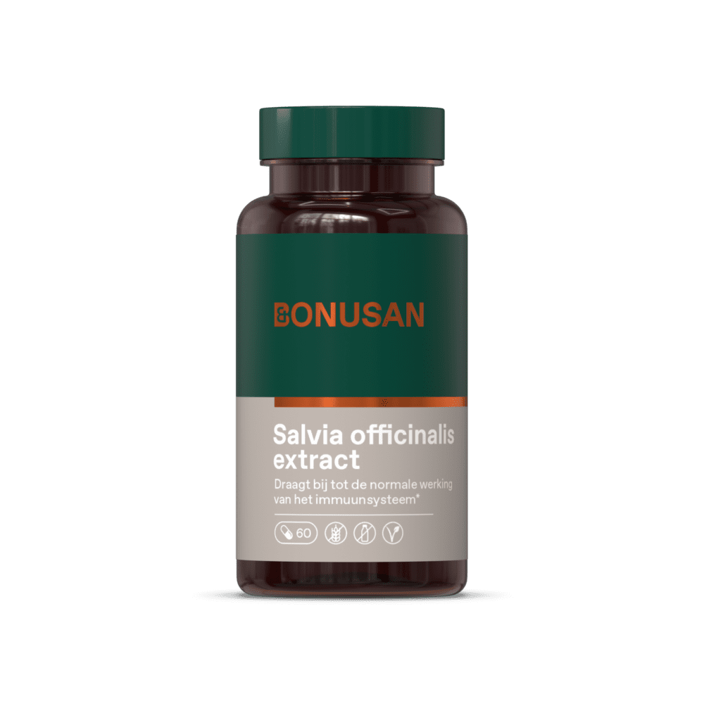 Bonusan Salvia Officinalis extract Capsules -  kopen-vitamine online - Fytotherapie kopen