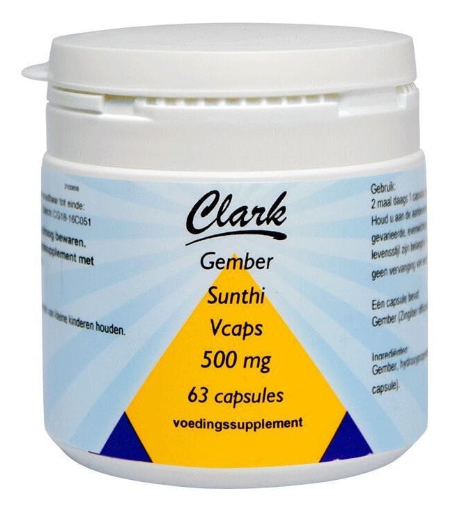 Clark Gember/Shunti Capsules -  kopen-vitamine online - Maag supplementen kopen - supplementen kopen-voedingssupplementen-beste voedingssupplementen-supplementen bestellen-zensitivity