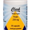 Clark Wild Yam 250mg Capsules - 50ST | Zensitivity Clark Wild Yam 250mg Capsules - Supplementen overgang kopen-vitamine online - Supplementen vrouw kopen - supplementen kopen-voedingssupplementen-beste voedingssupplementen-supplementen bestellen-zensitivity