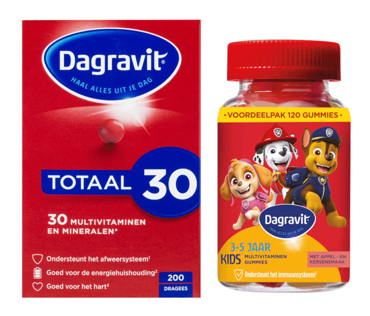 Dagravit Family Pack Totaal 30 + Kids Multivitaminen Gummies - 2 Stuks | Zensitivity Dagravit Family Pack Totaal 30 + Kids Multivitaminen Gummies -  kopen-vitamine online - Algemene multivitaminen kopen - supplementen kopen-voedingssupplementen-beste voedingssupplementen-supplementen bestellen-zensitivity