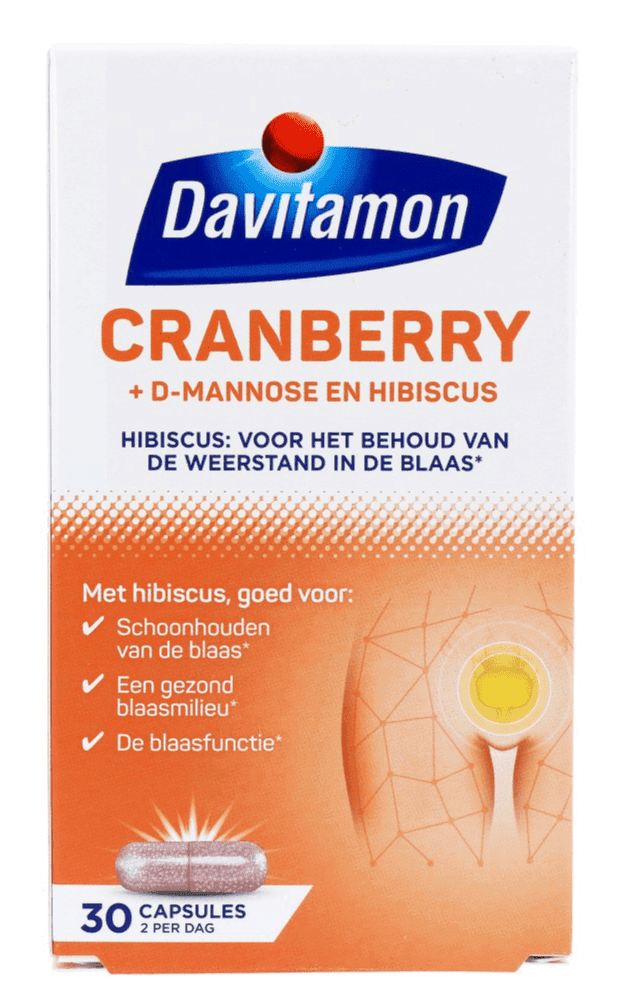 Davitamon Cranberry - Blaas complex kopen-vitamine online - Blaas supplementen kopen