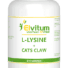 Elvitum L-Lysine Cats Claw Tabletten - 90TB | Zensitivity Elvitum L-Lysine Cats Claw Tabletten -  kopen-vitamine online - Aminozuren kopen - supplementen kopen-voedingssupplementen-beste voedingssupplementen-supplementen bestellen-zensitivity