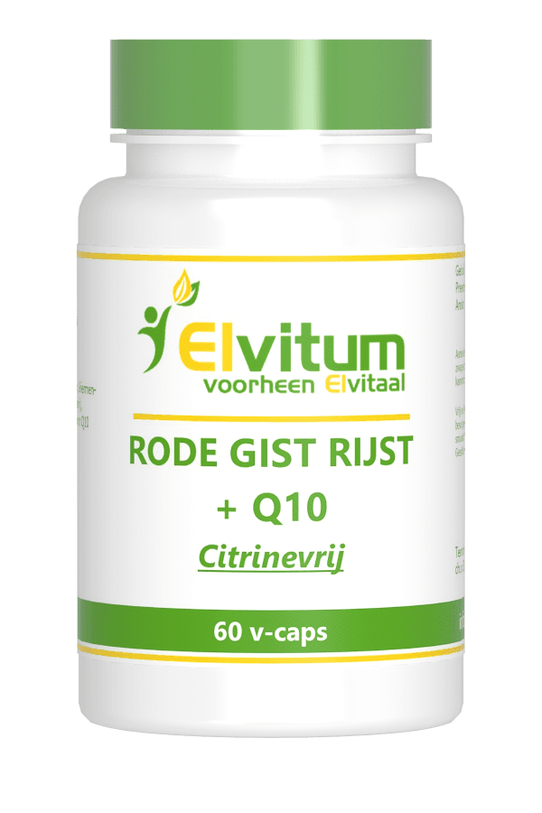 Elvitum Rode Gist Q10 Vegicaps -  kopen-vitamine online - Q10 kopen - supplementen kopen-voedingssupplementen-beste voedingssupplementen-supplementen bestellen-zensitivity