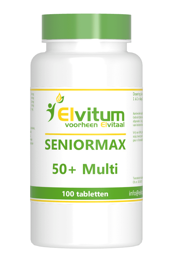 Elvitum Senior Max 50+ Multi Tabletten - 100TB | Zensitivity Elvitum Senior Max 50+ Multi Tabletten - kopen-vitamine online - Multivitamine 50plus kopen - supplementen kopen-voedingssupplementen-beste voedingssupplementen-supplementen bestellen-zensitivity