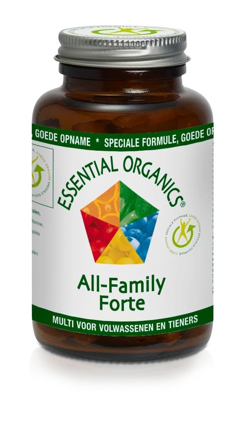 Essential Organics All-Family Forte Multivitamine Tabletten -  kopen-vitamine online - Algemene multivitaminen kopen - supplementen kopen-voedingssupplementen-beste voedingssupplementen-supplementen bestellen-zensitivity