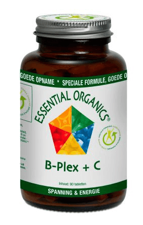 Essential Organics B - Plex + C - 90TB | Zensitivity Essential Organics B - Plex + C - Energie complex kopen-vitamine online - Energie (vermoeidheid) kopen - supplementen kopen-voedingssupplementen-beste voedingssupplementen-supplementen bestellen-zensitivity