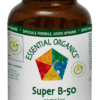 Essential Organics Super B-50 Complex - 90TB | Zensitivity Essential Organics Super B-50 Complex - Energie complex kopen-vitamine online - Energie (vermoeidheid) kopen - supplementen kopen-voedingssupplementen-beste voedingssupplementen-supplementen bestellen-zensitivity