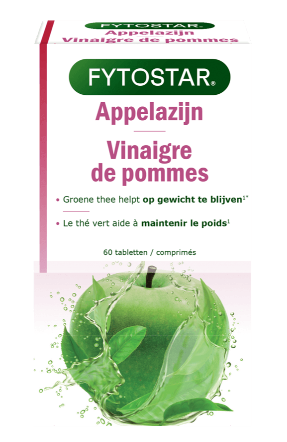 Fytostar Appelazijn Tabletten - 60TB | Zensitivity Fytostar Appelazijn Tabletten - Groene thee extract kopen-vitamine online - Afslankpillen kopen - supplementen kopen-voedingssupplementen-beste voedingssupplementen-supplementen bestellen-zensitivity