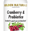 Golden Naturals Cranberry & Probiotica Capsules - 60VCP | Zensitivity Golden Naturals Cranberry & Probiotica Capsules - Blaas complex kopen-vitamine online - Blaas supplementen kopen - supplementen kopen-voedingssupplementen-beste voedingssupplementen-supplementen bestellen-zensitivity