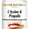 Golden Naturals L-lysine & Propolis Tabletten - 60TB | Zensitivity Golden Naturals L-lysine & Propolis Tabletten -  kopen-vitamine online - Aminozuren kopen - supplementen kopen-voedingssupplementen-beste voedingssupplementen-supplementen bestellen-zensitivity