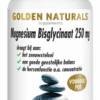 Golden Naturals Magnesium Bisglynaat 250mg Capsules -  kopen-vitamine online -  kopen - supplementen kopen-voedingssupplementen-beste voedingssupplementen-supplementen bestellen-zensitivity