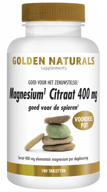 Golden Naturals Magnesium Citraat 400mg Tabletten - Energie complex kopen-vitamine online - Energie (vermoeidheid) kopen - supplementen kopen-voedingssupplementen-beste voedingssupplementen-supplementen bestellen-zensitivity