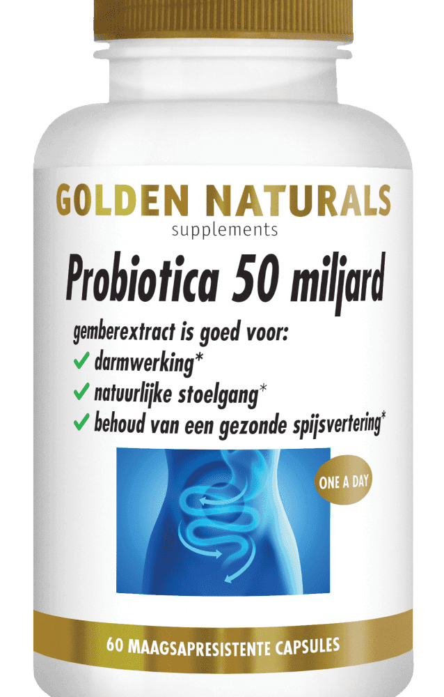 Golden Naturals Probiotica 50 Miljard Capsules -  kopen-vitamine online - Probiotica kopen - supplementen kopen-voedingssupplementen-beste voedingssupplementen-supplementen bestellen-zensitivity