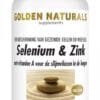 Golden Naturals Selenium & Zink Tabletten - 60VTB | Zensitivity Golden Naturals Selenium & Zink Tabletten - kopen-vitamine online - Zink kopen - supplementen kopen-voedingssupplementen-beste voedingssupplementen-supplementen bestellen-zensitivity