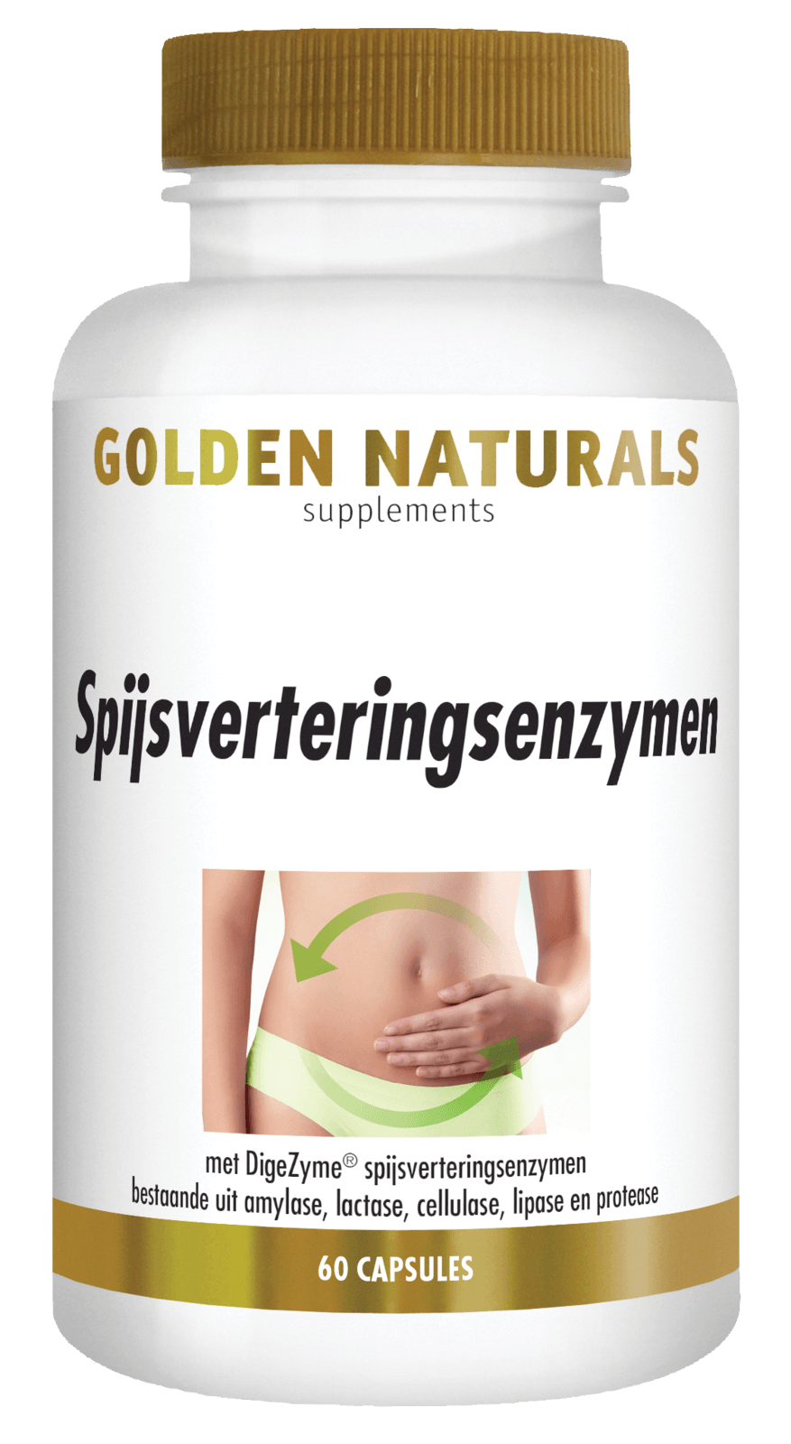 Golden Naturals Spijsverteringsenzymen Capsules - 60VCP | Zensitivity Golden Naturals Spijsverteringsenzymen Capsules - Spijsvertering supplementen kopen-vitamine online - Maag en darm kopen - supplementen kopen-voedingssupplementen-beste voedingssupplementen-supplementen bestellen-zensitivity