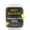 Highest Healthcare Magnesium Citraat 400mg Tabletten - 180TB | Zensitivity Highest Healthcare Magnesium Citraat 400mg Tabletten -  kopen-vitamine online -  kopen - supplementen kopen-voedingssupplementen-beste voedingssupplementen-supplementen bestellen-zensitivity