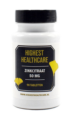 Highest Healthcare Zinkcitraat 50mg Tabletten - 90TB | Zensitivity Highest Healthcare Zinkcitraat 50mg Tabletten -  kopen-vitamine online - Zink kopen - supplementen kopen-voedingssupplementen-beste voedingssupplementen-supplementen bestellen-zensitivity