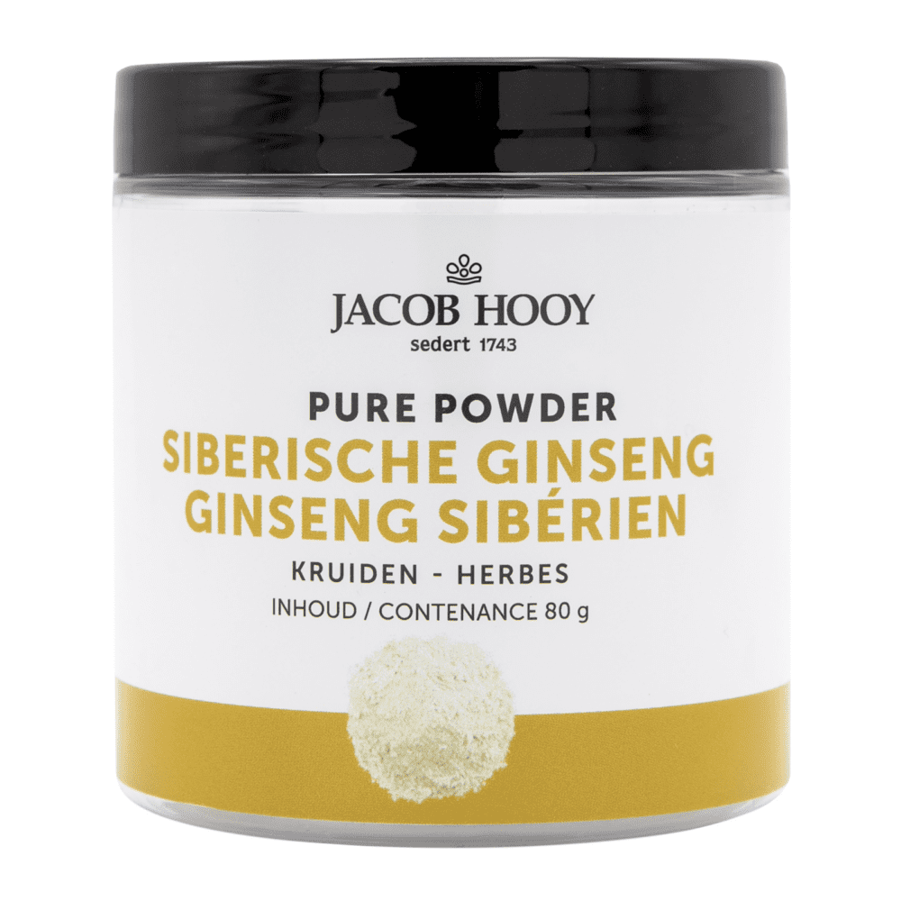 Jacob Hooy Pure Powder Siberische Ginseng - Ginseng kopen-vitamine online - Energie (vermoeidheid) kopen