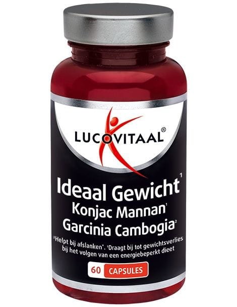 Lucovitaal Ideaal Gewicht Konjac Mannan Garcinia Cambogia - 60CP | Zensitivity Lucovitaal Ideaal Gewicht Konjac Mannan Garcinia Cambogia - Garcinia cambogia kopen-vitamine online - Afslankpillen kopen - supplementen kopen-voedingssupplementen-beste voedingssupplementen-supplementen bestellen-zensitivity