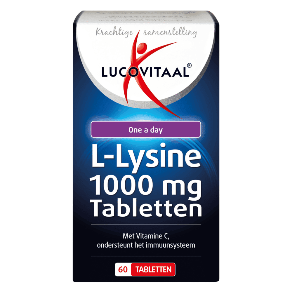 Lucovitaal L-Lysine 1000mg Tabletten -  kopen-vitamine online - Aminozuren kopen - supplementen kopen-voedingssupplementen-beste voedingssupplementen-supplementen bestellen-zensitivity