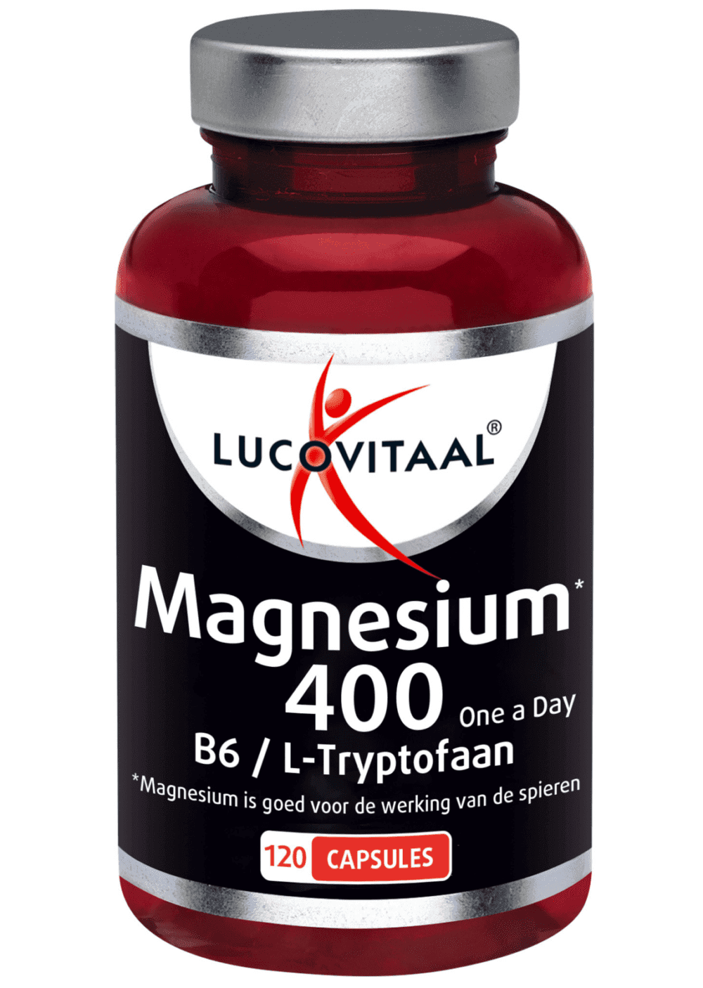 Lucovitaal Magnesium 400 met Vitamine B6 & L-Tryptofaan capsules -  kopen-vitamine online -  kopen - supplementen kopen-voedingssupplementen-beste voedingssupplementen-supplementen bestellen-zensitivity