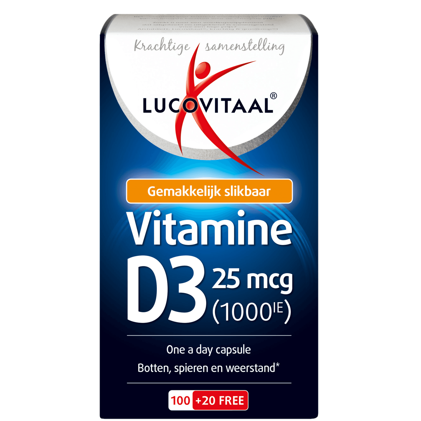 Lucovitaal Vitamine D3 25mcg Capsules - 120CP | Zensitivity Lucovitaal Vitamine D3 25mcg Capsules - kopen-vitamine online - kopen - supplementen kopen-voedingssupplementen-beste voedingssupplementen-supplementen bestellen-zensitivity