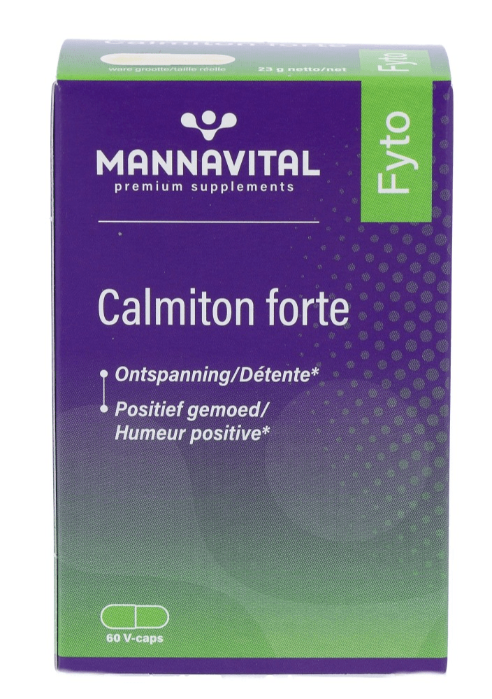MannaVital Calmiton Forte Capsules - 60CP | Zensitivity MannaVital Calmiton Forte Capsules - kopen-vitamine online - kopen - supplementen kopen-voedingssupplementen-beste voedingssupplementen-supplementen bestellen-zensitivity