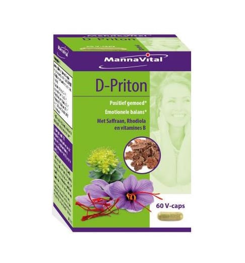 MannaVital D-Priton Capsules - 60VCP | Zensitivity MannaVital D-Priton Capsules - Supplementen somber gevoel kopen-vitamine online - Gemoedstoestand kopen - supplementen kopen-voedingssupplementen-beste voedingssupplementen-supplementen bestellen-zensitivity