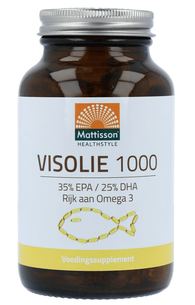 Mattisson HealthStyle Absolute Visolie 1000mg Capsules - 90CP | Zensitivity Mattisson HealthStyle Absolute Visolie 1000mg Capsules -  kopen-vitamine online -  kopen