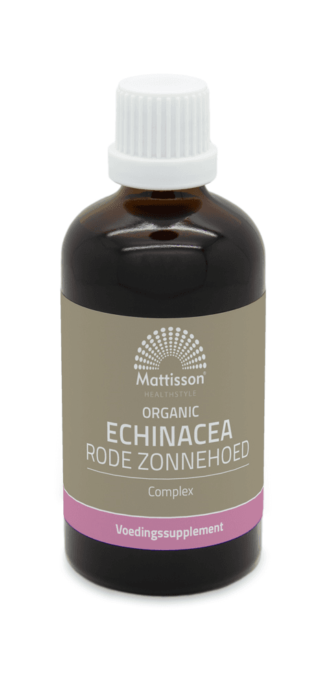 Mattisson HealthStyle Biologisch Echinacea Rode Zonnehoed Complex Druppels - 100ML | Zensitivity Mattisson HealthStyle Biologisch Echinacea Rode Zonnehoed Complex Druppels -  kopen-vitamine online -  kopen - supplementen kopen-voedingssupplementen-beste voedingssupplementen-supplementen bestellen-zensitivity