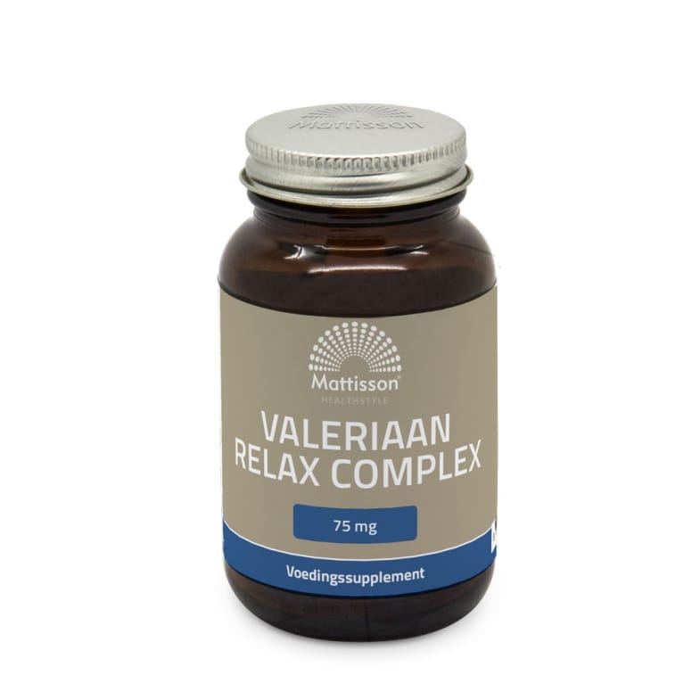 Mattisson HealthStyle Valeriaan Relax Complex - 60CP | Zensitivity Mattisson HealthStyle Valeriaan Relax Complex - kopen-vitamine online - kopen - supplementen kopen-voedingssupplementen-beste voedingssupplementen-supplementen bestellen-zensitivity