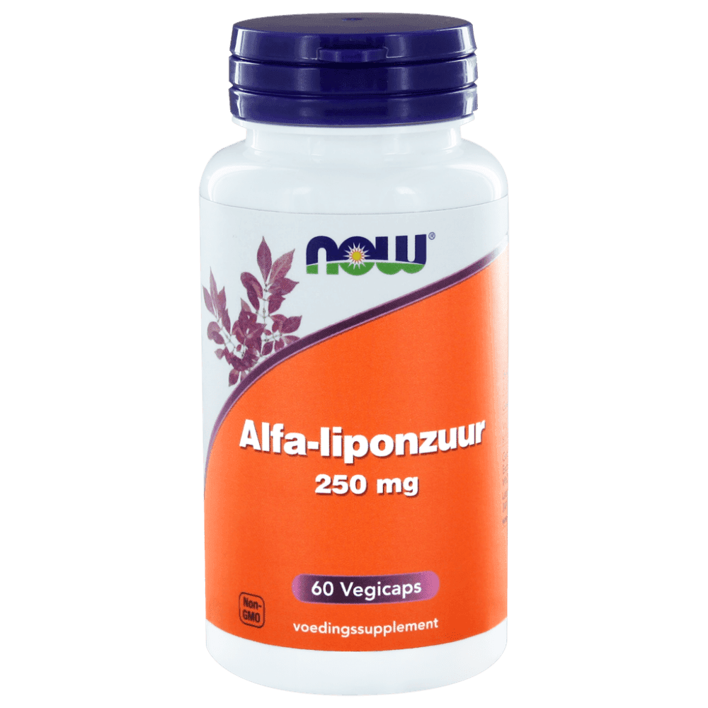 NOW Alfa-liponzuur 250mg Vegicaps - Antioxidanten kopen-vitamine online - Populaire supplementen kopen - supplementen kopen-voedingssupplementen-beste voedingssupplementen-supplementen bestellen-zensitivity